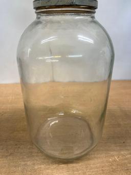 Glass Glass Jar with Lid