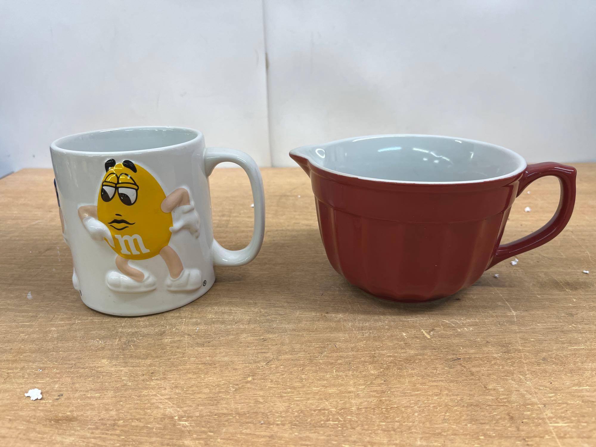 M and M Coffee Cup and Soup Bowl