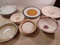 Plates, Bowls, and Saucers