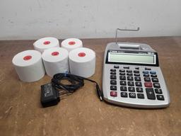 Canon Adding Machine w/ paper