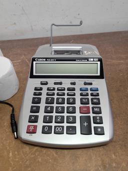 Canon Adding Machine w/ paper