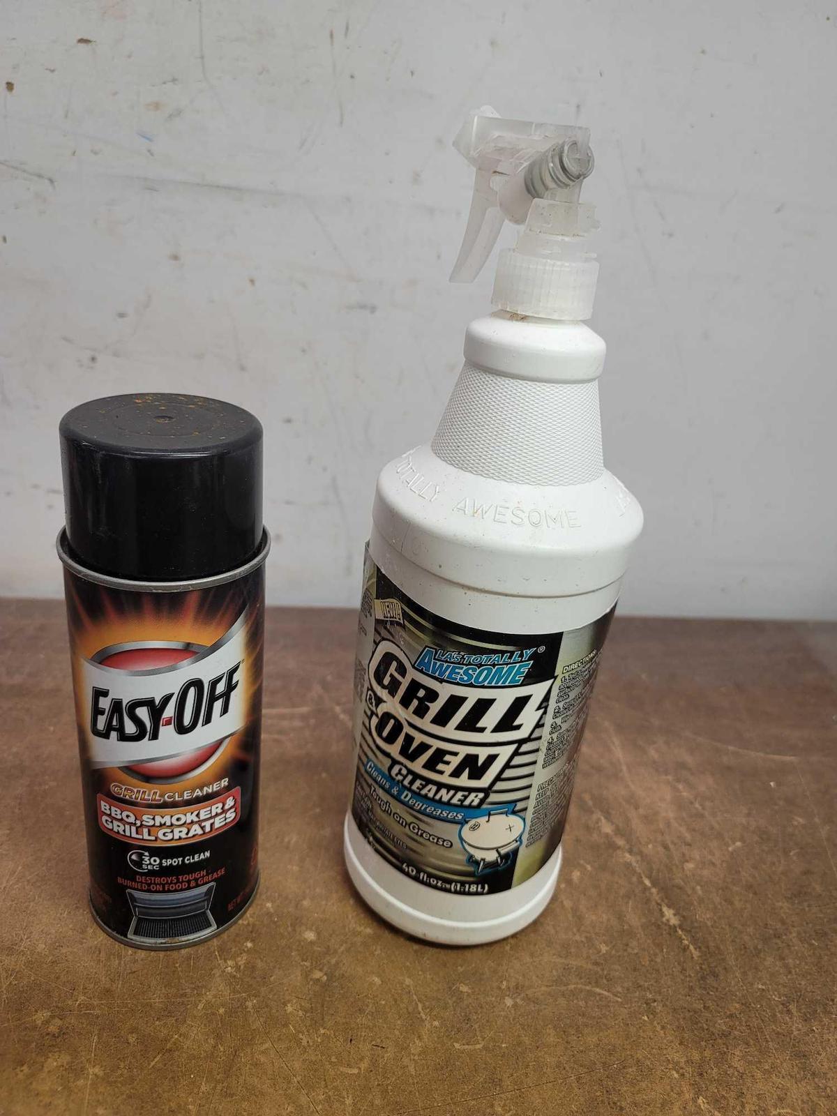 Easy-Off and Grill and Oven Cleaner