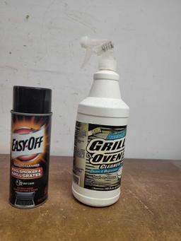 Easy-Off and Grill and Oven Cleaner