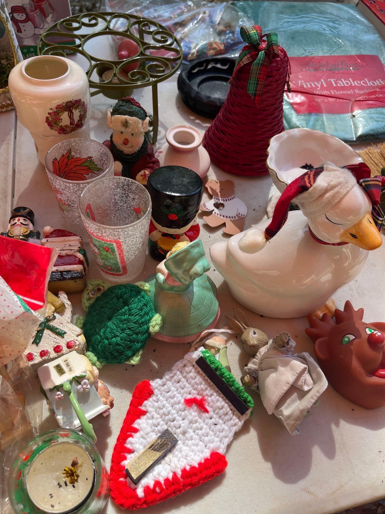 Assorted Christmas Ornaments and Accessories