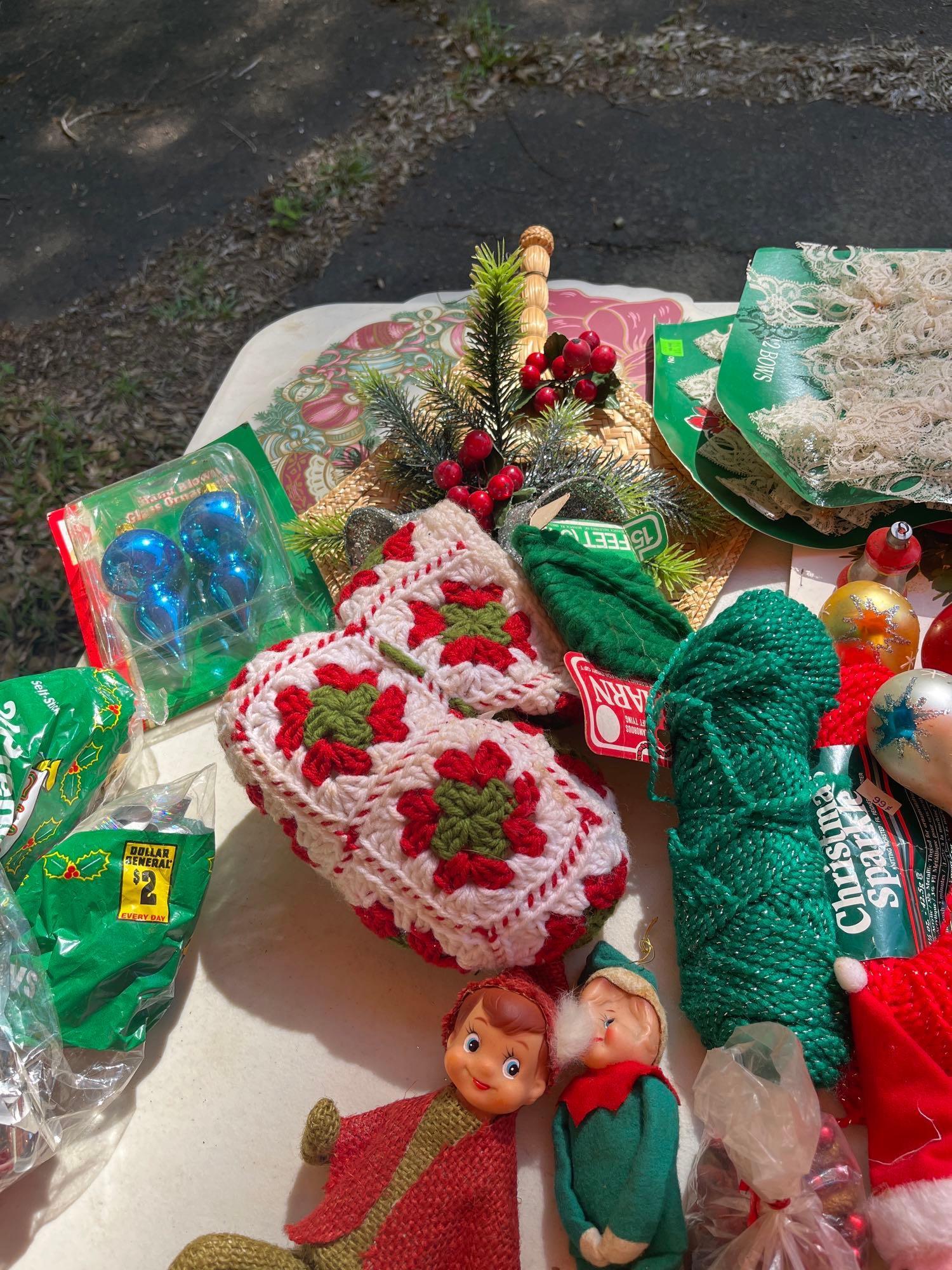 Assorted Christmas Ornaments and Accessories