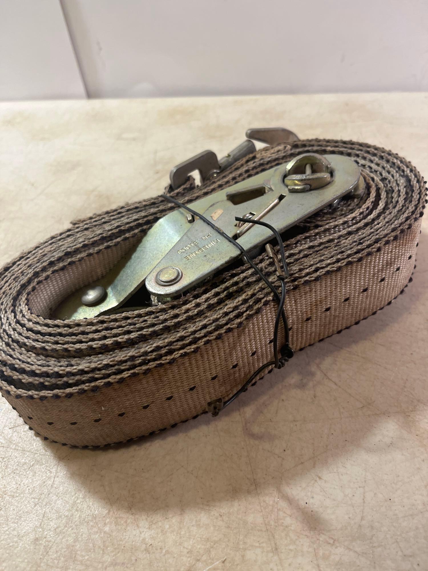 Heavy Duty Cloth Bungee Strap With Metal Handle and Clip