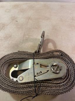 Heavy Duty Cloth Bungee Strap With Metal Handle and Clip