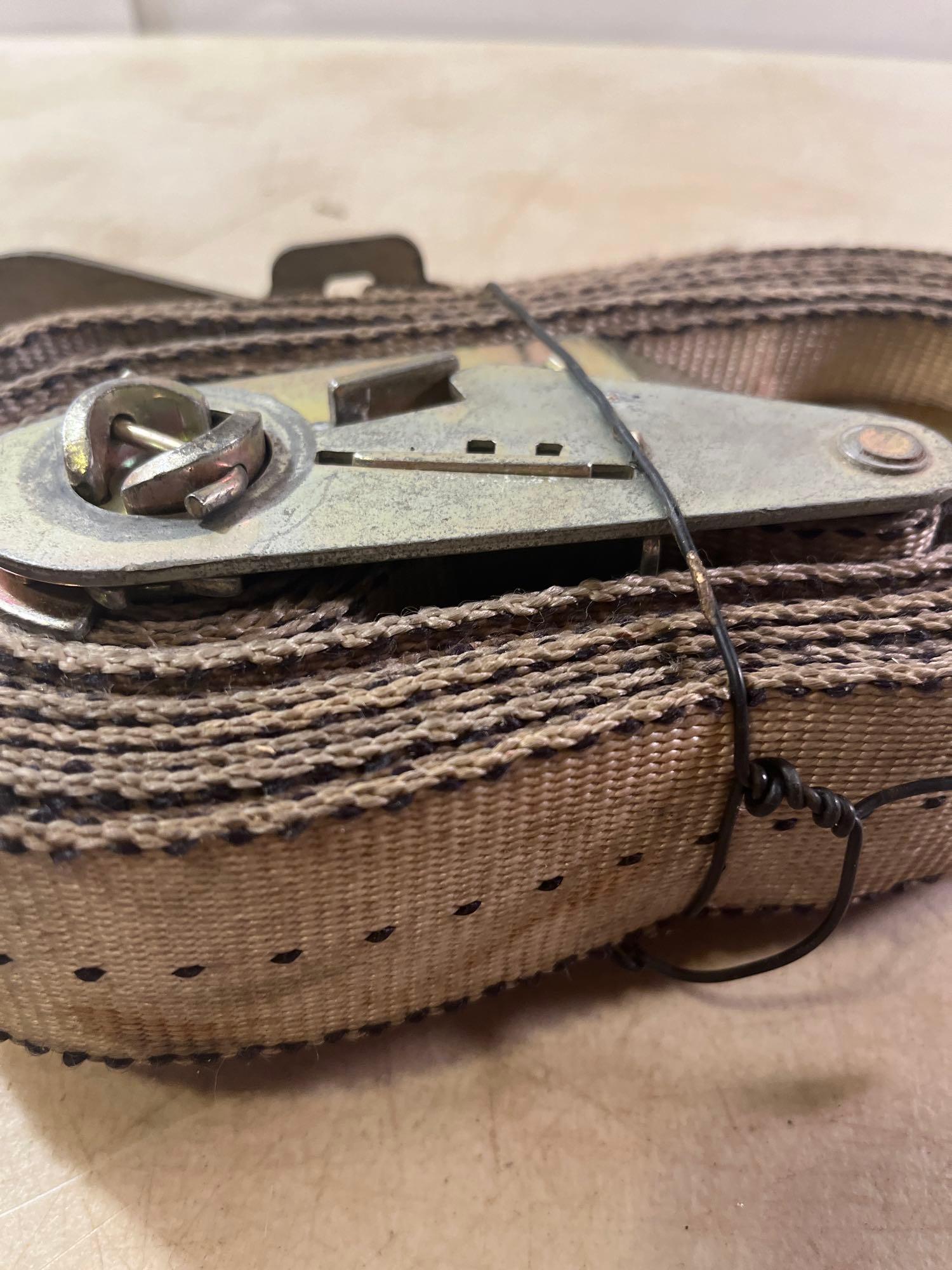 Heavy Duty Cloth Bungee Strap With Metal Handle and Clip