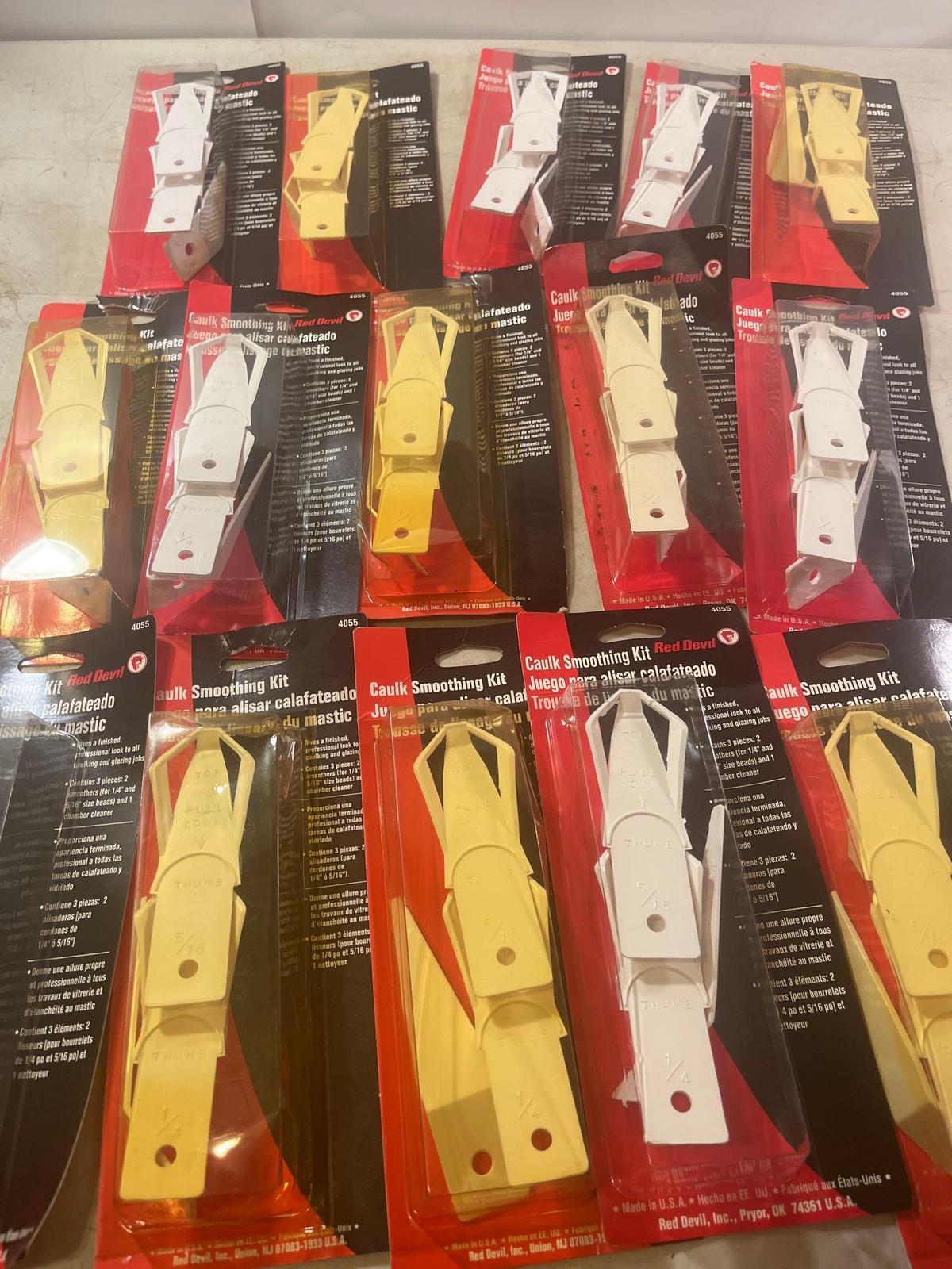 30 New Red Devil Caulk Smoothing Kit