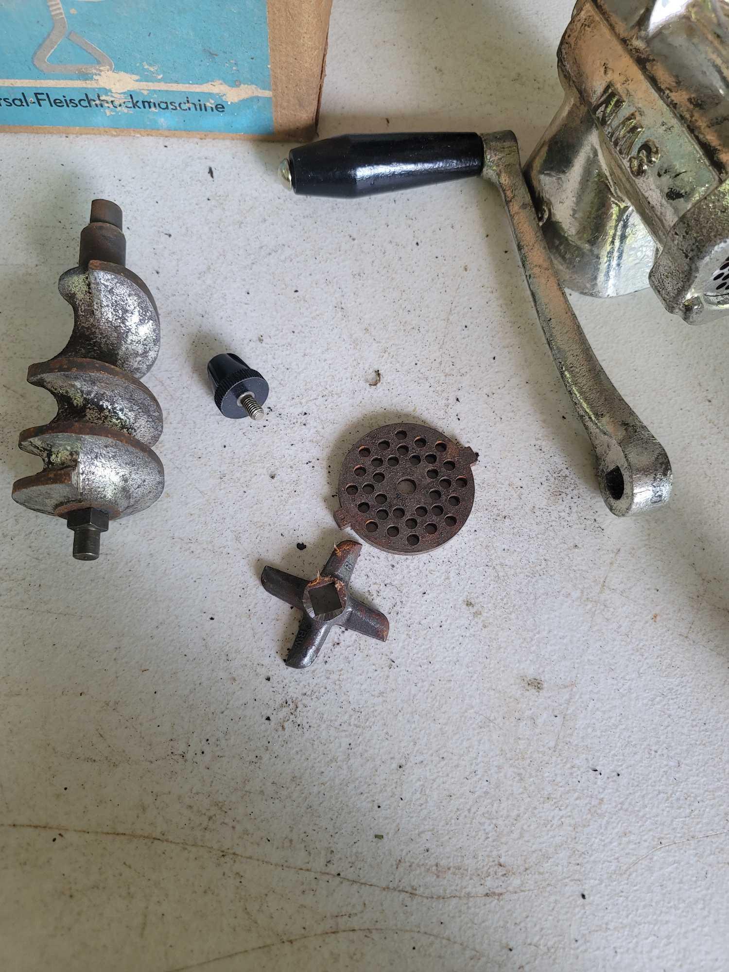 Vintage Tabletop Universal Meat Grinder