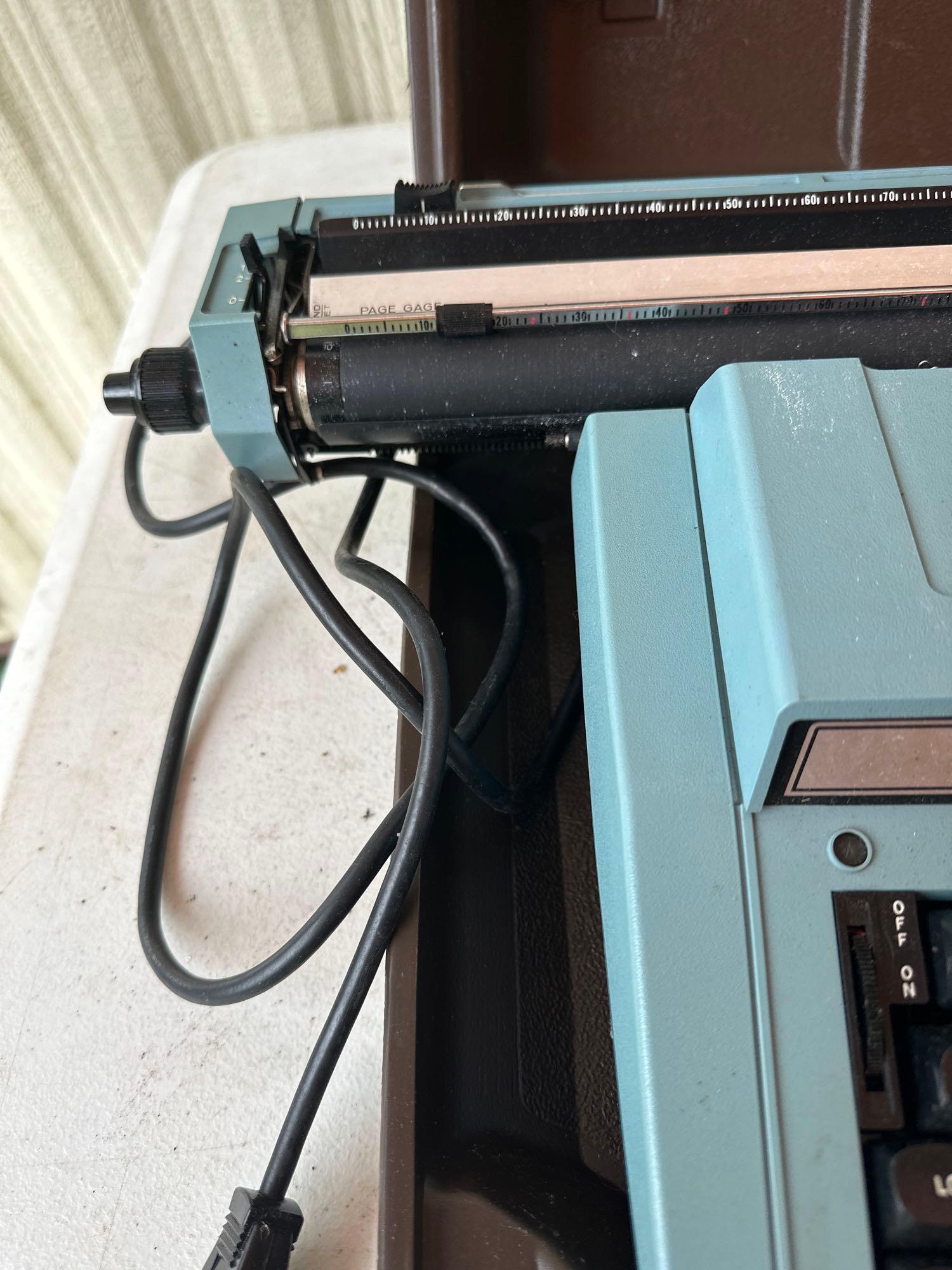 Smith Corona Super Sterling Electric Type Writer In Box