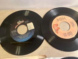 Eleven 45 rpm Records