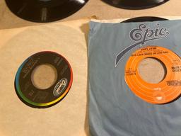 Eleven 45 rpm Records