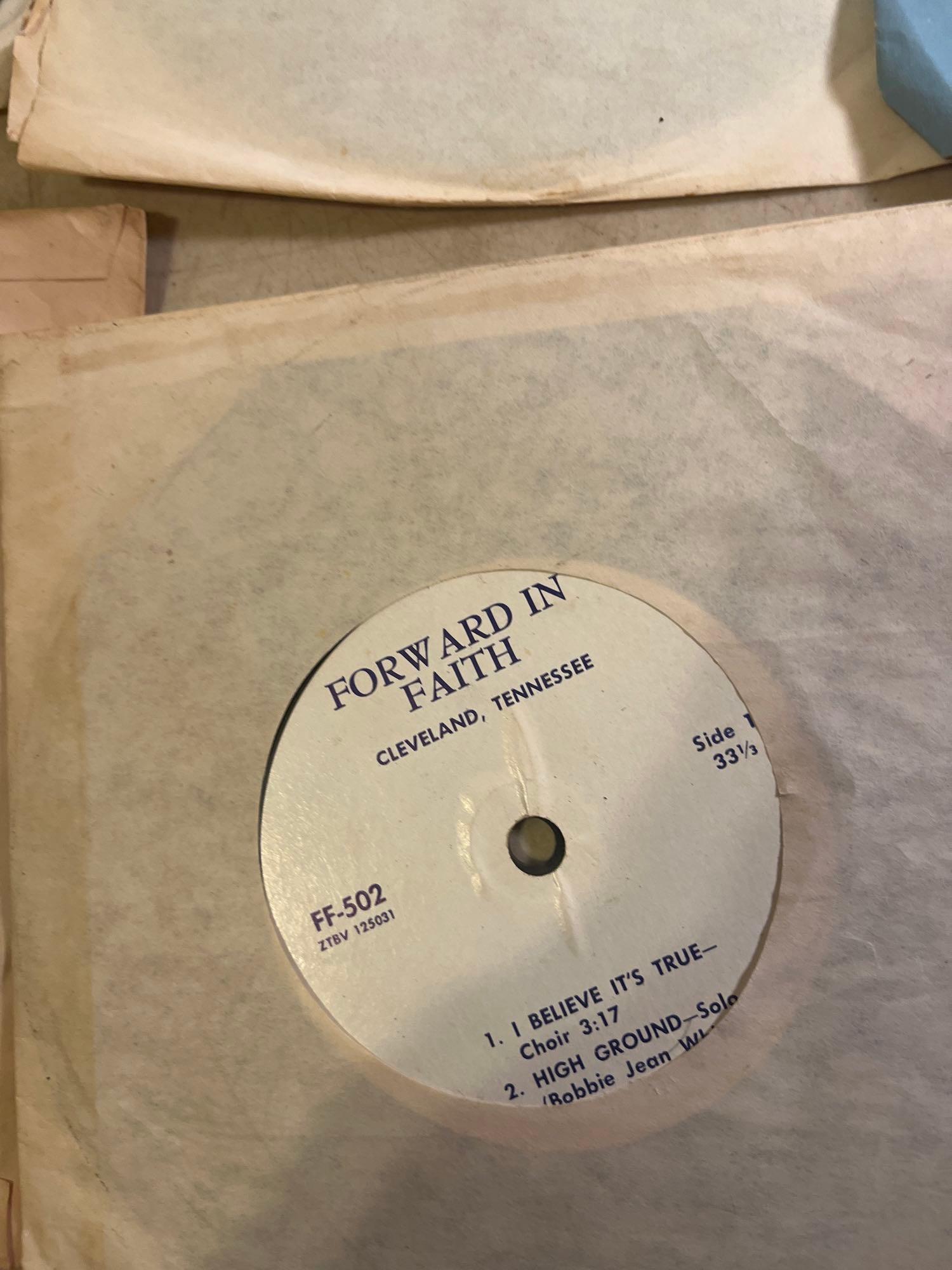 Eleven 45 rpm Records