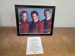 Star Trek William Shatner and Leonard Nimoy Autographed Photo
