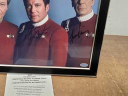 Star Trek William Shatner and Leonard Nimoy Autographed Photo