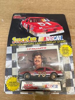 NASCAR Stock Car With Collectors Card and Stand JD McDuffie/ Richard Petty