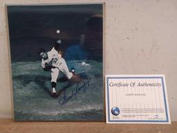 Sandy Koufax Autographed Picture with Certificate of Authenticity