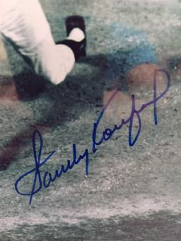 Sandy Koufax Autographed Picture with Certificate of Authenticity