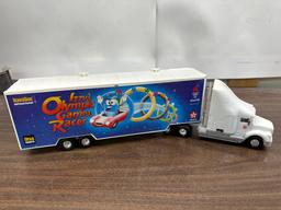 1996 Collectable Texaco Izzys Olympic Games Toy Car Carrier