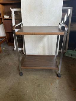 Metal Microwave Cart with Wheels