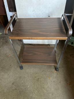 Metal Microwave Cart with Wheels