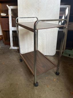 Metal Microwave Cart with Wheels