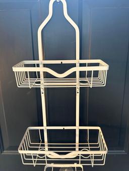 New Bathroom Hanging Shower Caddy With 2 Trays