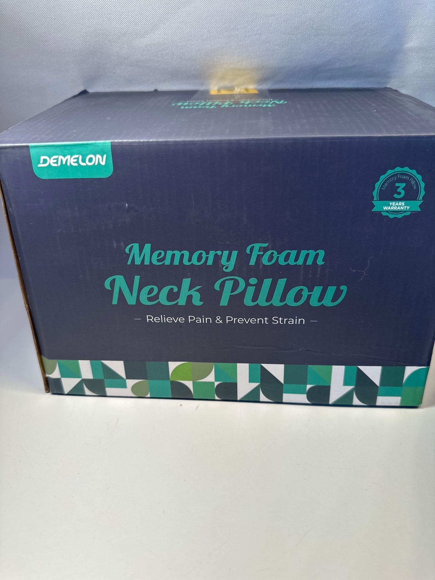 Demelon Memory Foam Neck Pillow In Box