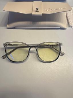 New Fonhcoo Glasses With Glass Case In Box