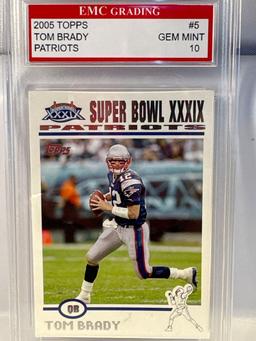 Tom Brady Gem 10 Graded Card New England Patriots