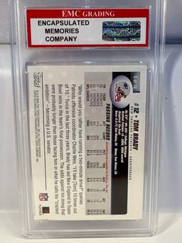 Tom Brady Gem 10 Graded Card New England Patriots