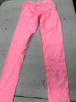 Zidccie Pink Womens Active Wear Pants Size Medium