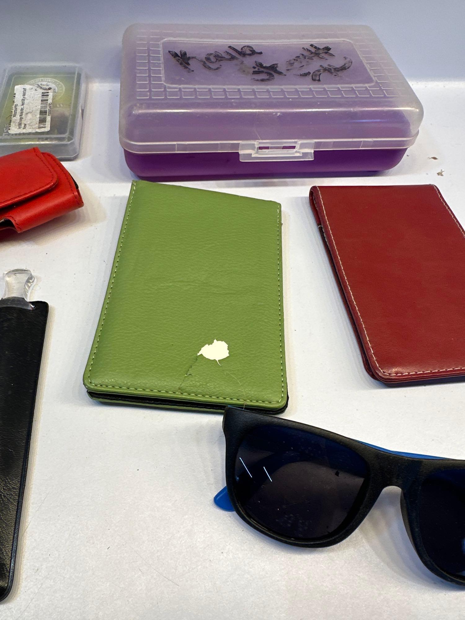 Keychain, Coin Purses, Wallets, Glasses, Pens,Etc