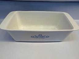 Vintage Corning Ware Blue Cornflower Bread/ Meat Loaf Pan