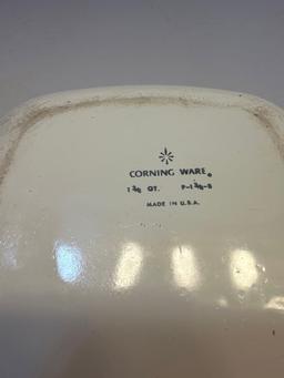 Vintage Corning Ware Blue Cornflower Square Baking Pan/ Casserole Dish