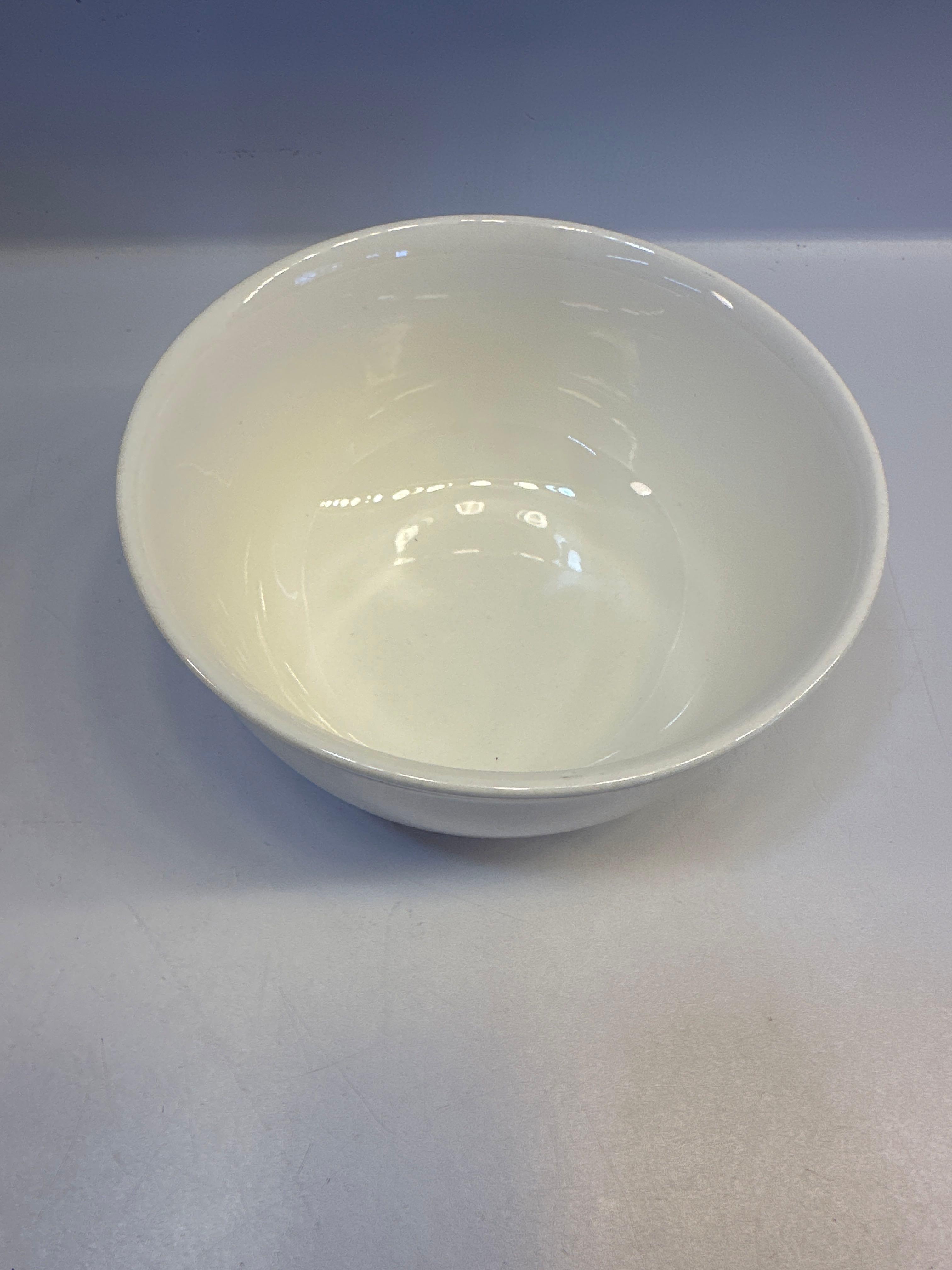 2 Vintage Corning Ware French White Stoneware Bowls/ 1 Ceramic Soup Bowl