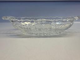 2 Vintage Glass Butter Dishes