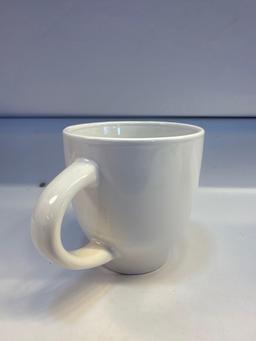 Set of 2 Ceramic Snowman Coffee Mugs