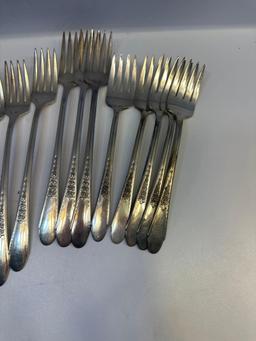 WM Rogers and Sons Spoons, Forks, Knives