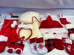 Christmas Stockings, Christmas Hat, Etc