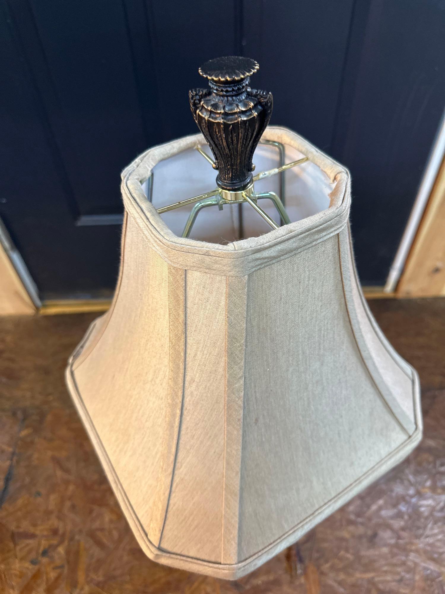 Table Lamp With Square Shade