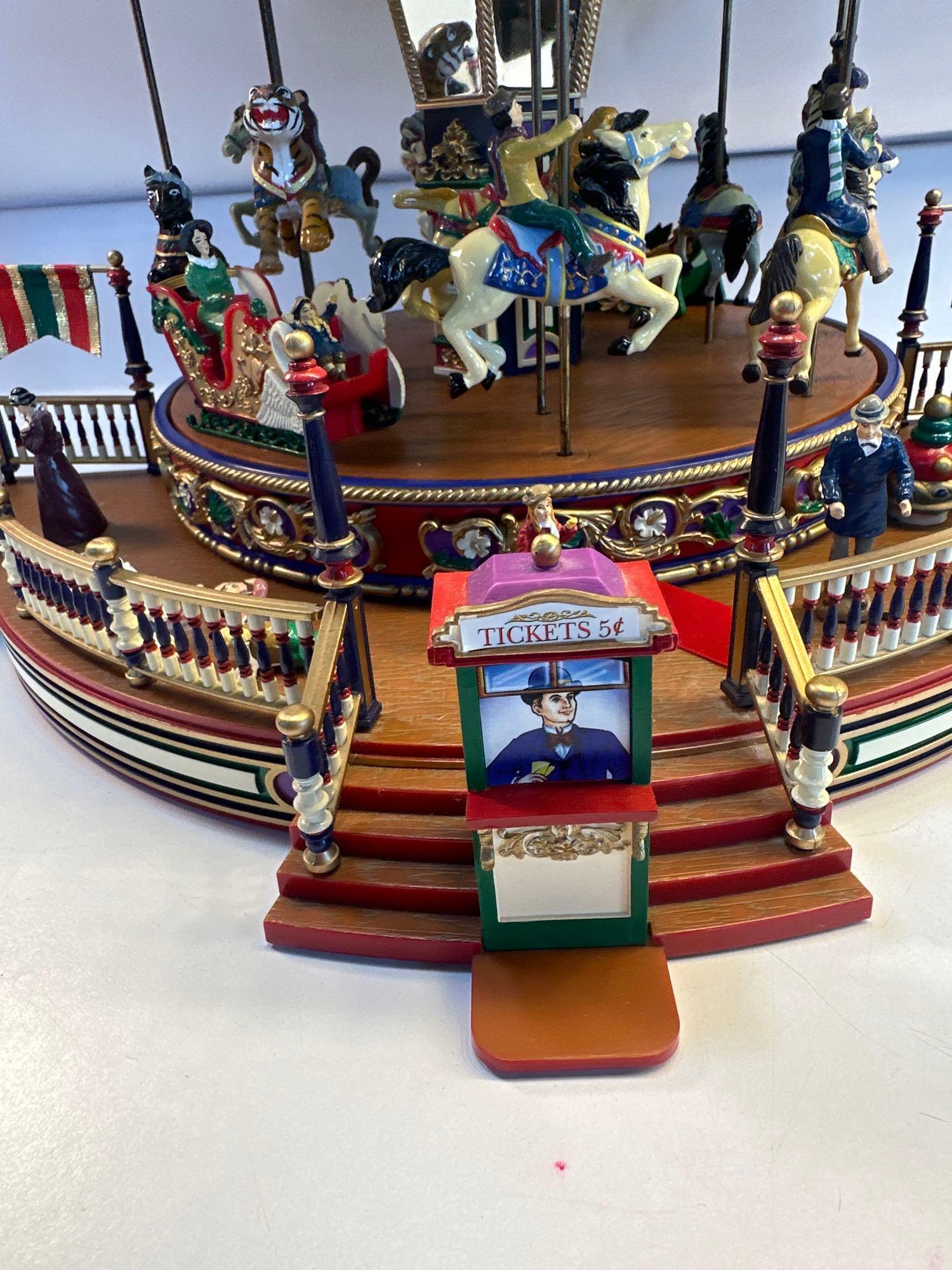 Musical Christmas Carousel With Accessories