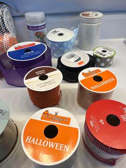 Halloween Ribbon, Valentine Ribbon, Decorative Mesh, Etc