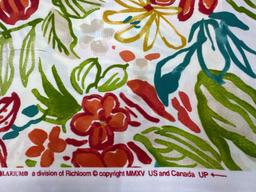 Flower Design Upholstery Fabric 56 x 163 Inches