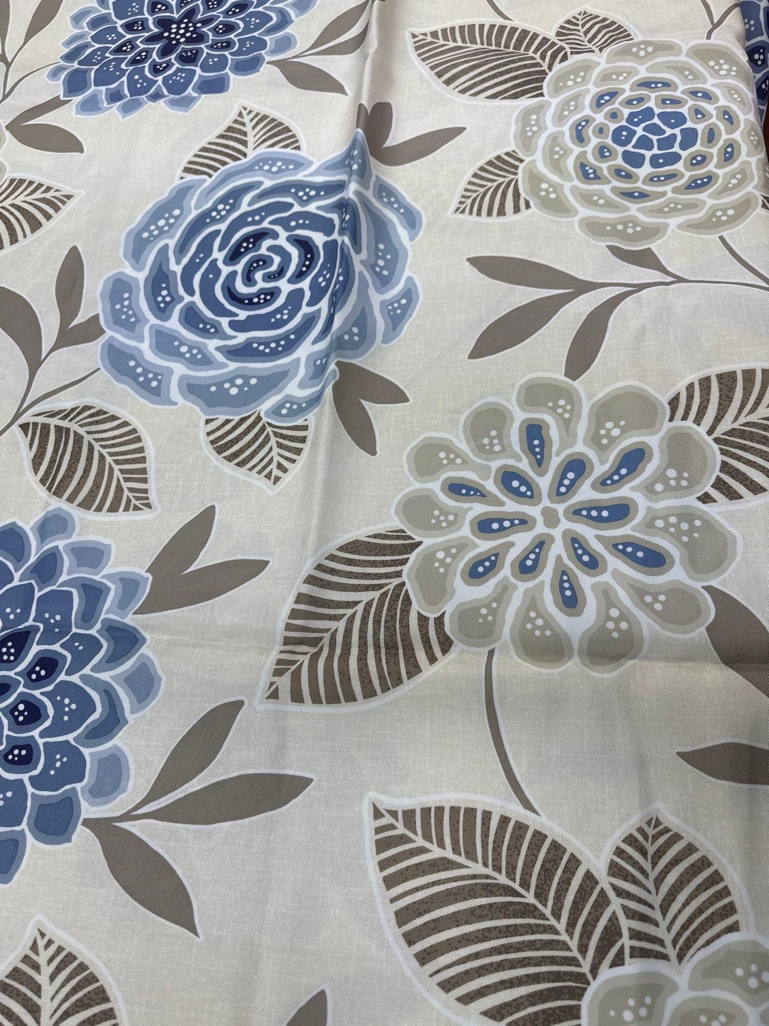 Decorative Fabric Shower Curtain