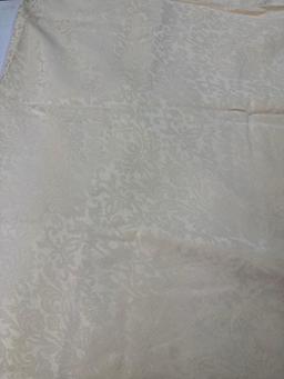 Cream Color Round Tablecloth