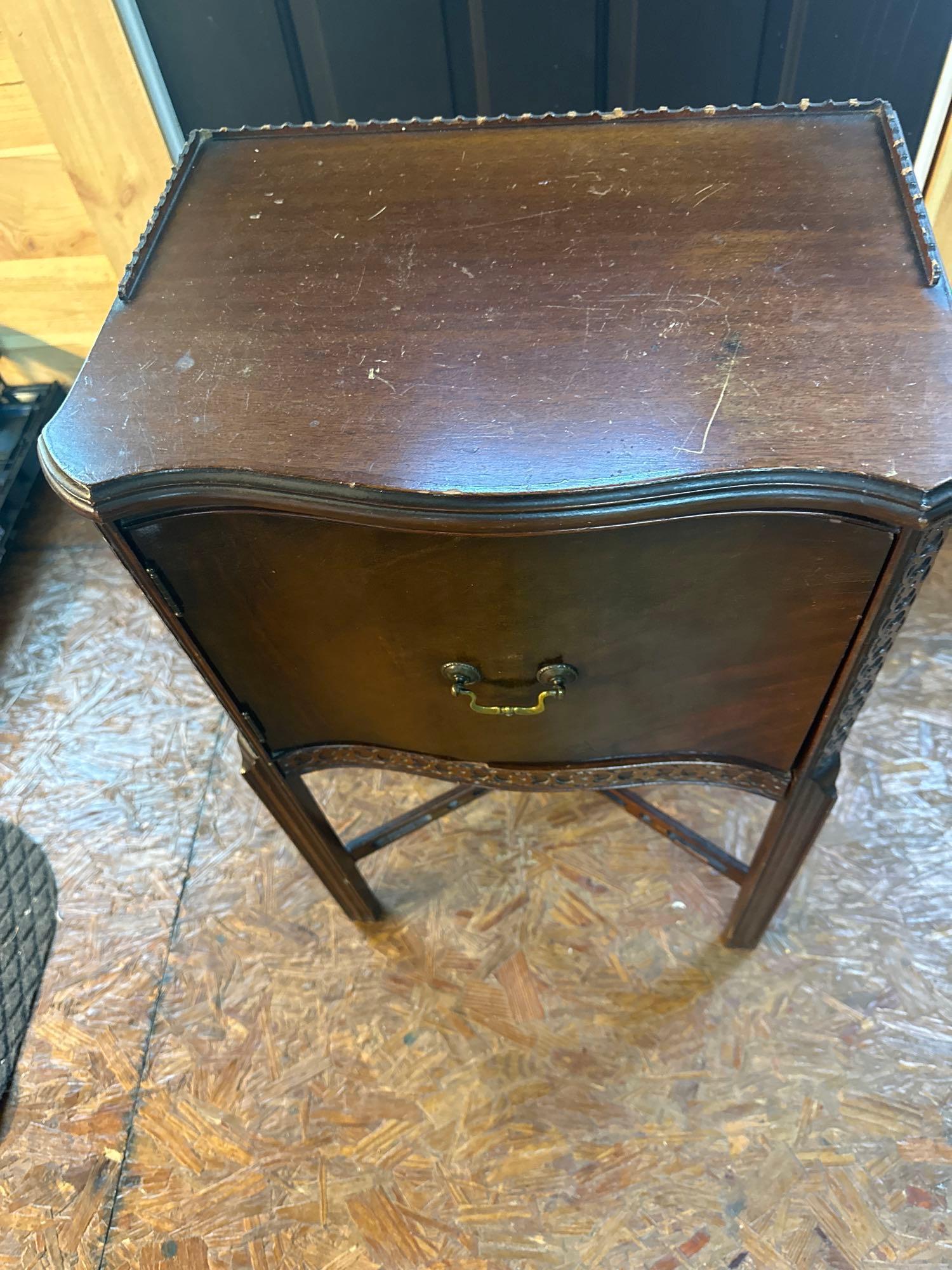 Wooden End Table