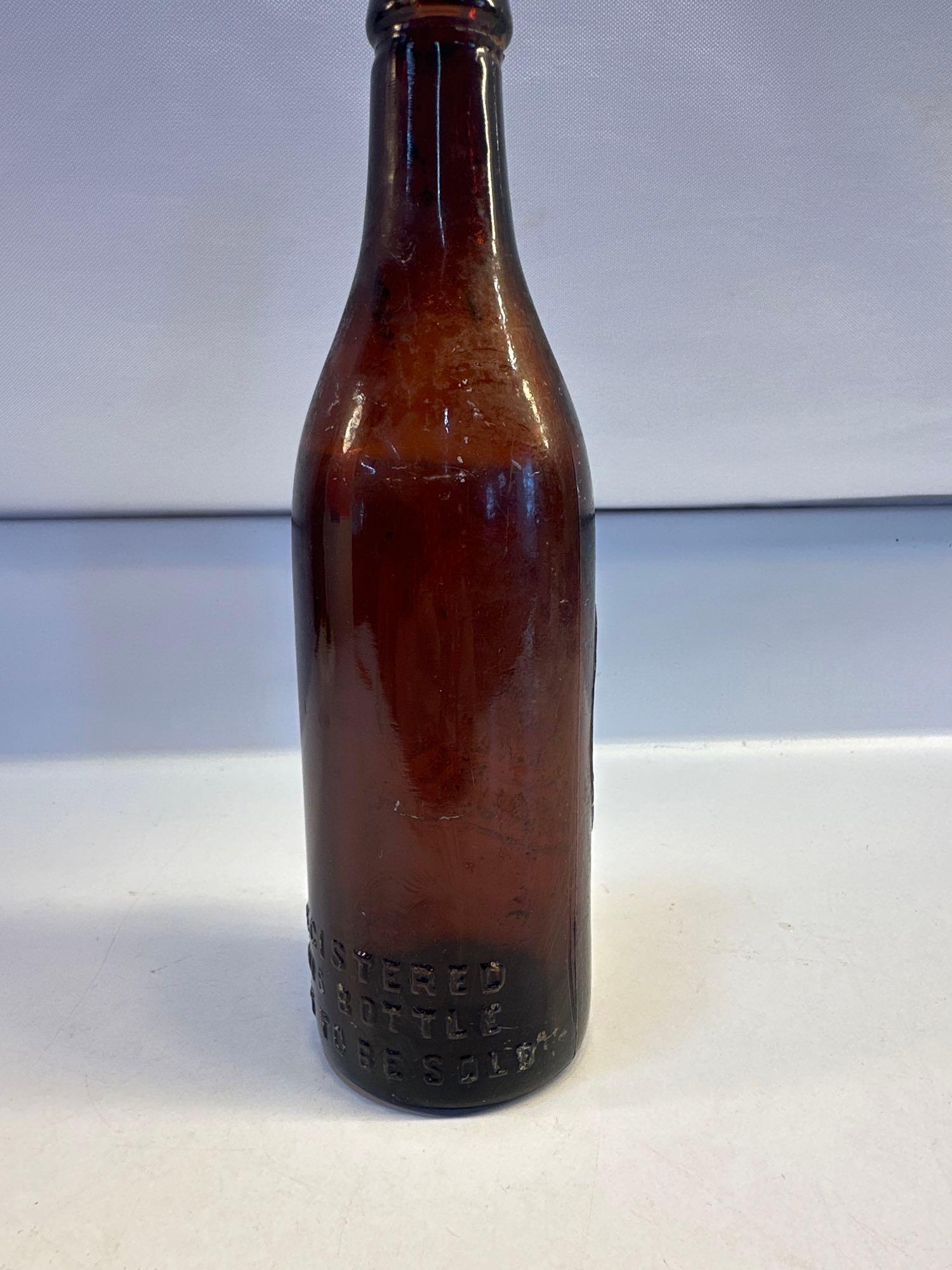 Vintage PABST Milwaukee Glass Beer Bottle