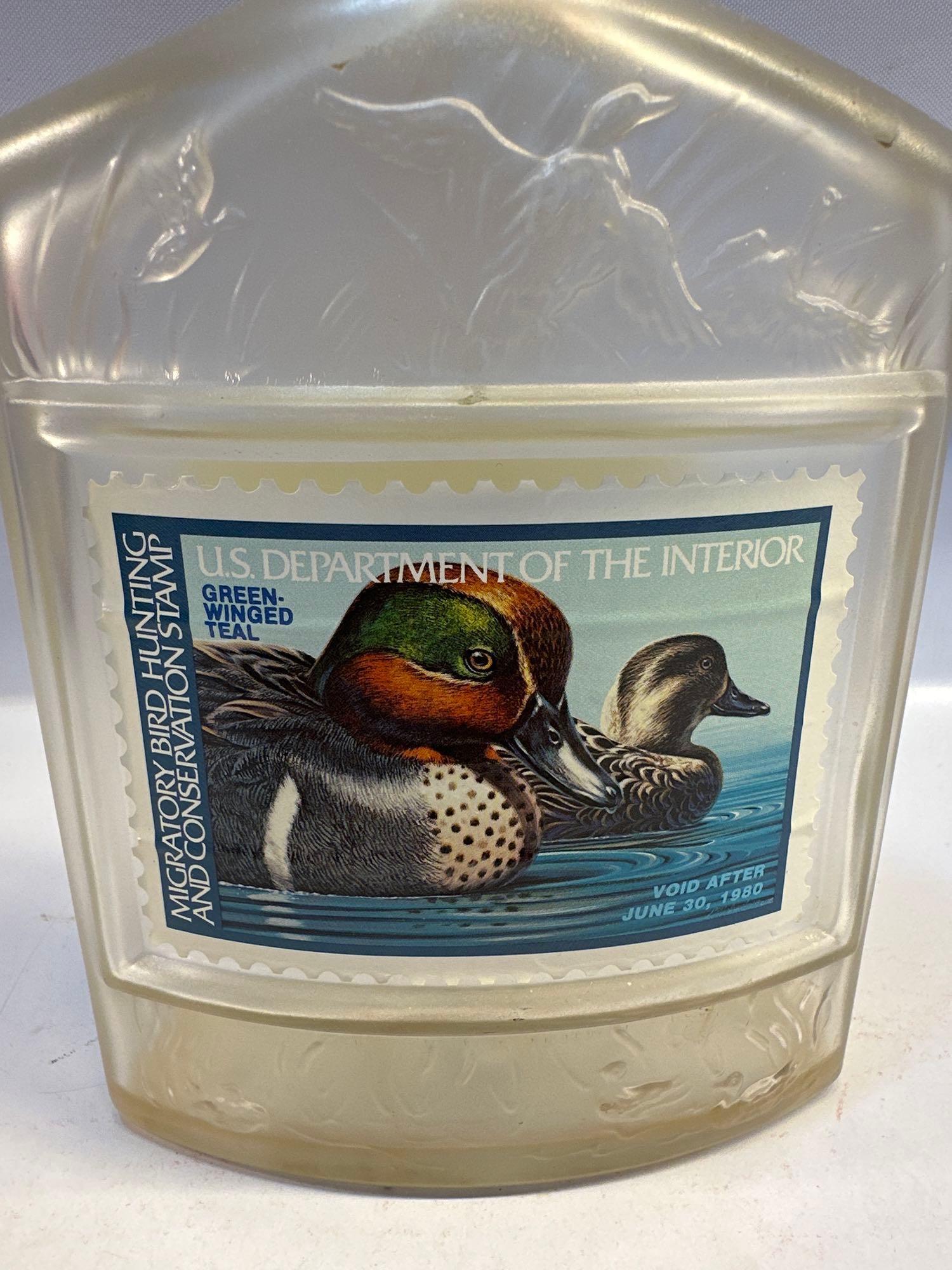 Vintage American Wigeons 1984-1985 Collectors Edition Beam Bourbon Bottle